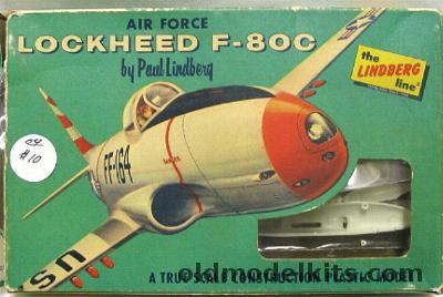 Lindberg 1/98 Lockheed F-80C, 426-29 plastic model kit